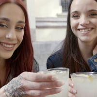 Alexandra Targaryen And Ohana Petite - Interview before Bukkake Small Thumbnail
