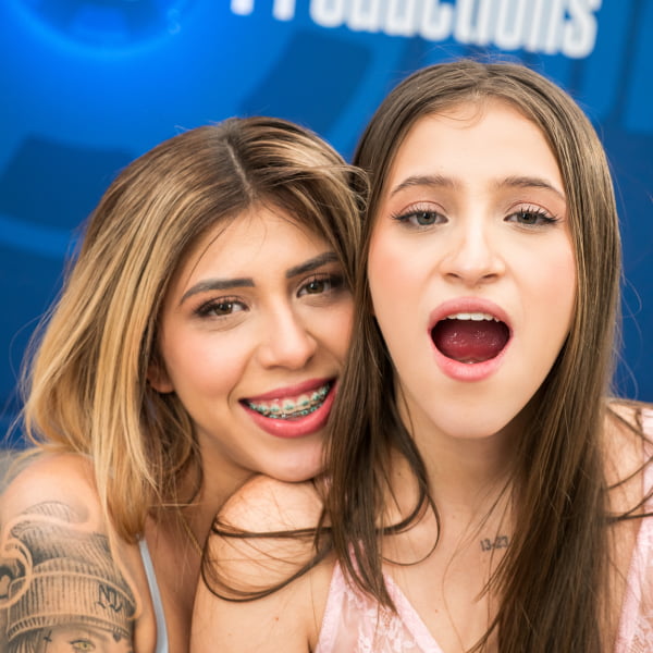 Molly and Sofia Smithx #1 - Interview before Bukkake Main Thumbnail